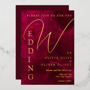 Invitation En Aluminium Mariage Passion Bourgogne