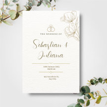 Mariage photo floral simple et élégant