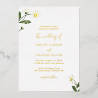 Mariage rustique aux fleurs de marguerite blanche