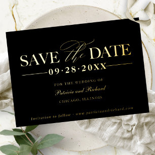 Invitation En Aluminium Mariage Simple Et Design Enregistrer La Date