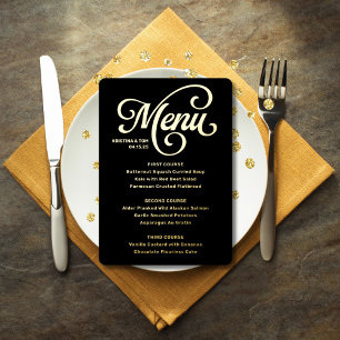 Invitation En Aluminium Menu Tout en Haut