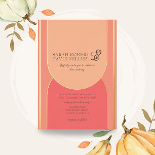 Invitation En Aluminium Moins de broche à arc Fuzz Bold Mariage