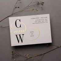 Monogramme à huile d'olive classique Enregistrer l