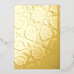 Invitation En Aluminium Motif géométrique islamique