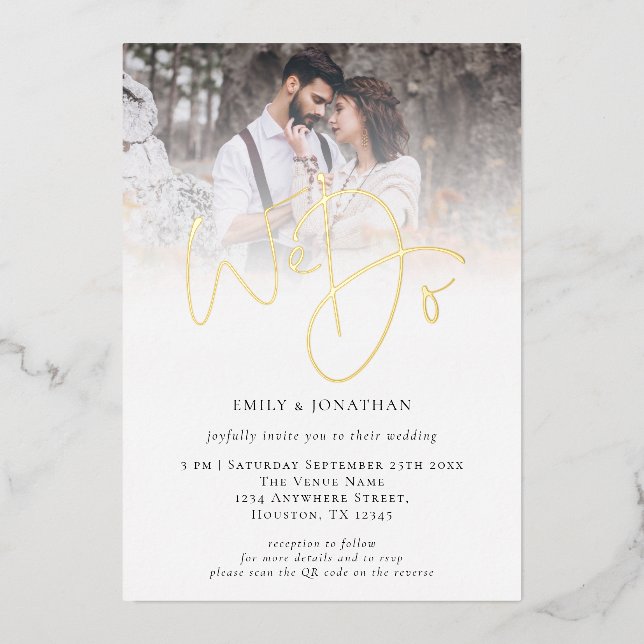 Invitation En Aluminium Nous réalisons un script de code QR de superpositi (Recto)