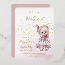 On Peut Attendre Bébé Fille Douche