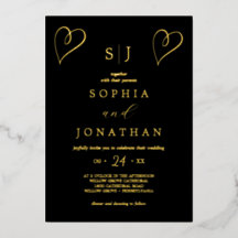 Or Romantique à Feuille D'Or | Mariage au Monogram