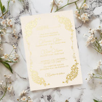 Perle Artistique Crème Floral Paisley Mariage Musu