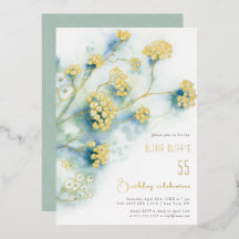 Petites Fleurs blanches Anniversaire N'importe que