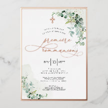 PixDezines H2 Rustique Eucalyptus Première Communi