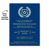 Police Graduation Party Officier de la Marine Badg