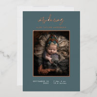 Présentation de bébé photo moderne naissance Turqu