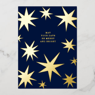 Invitation En Aluminium Que vos jours soient des étoiles joyeuses et brill