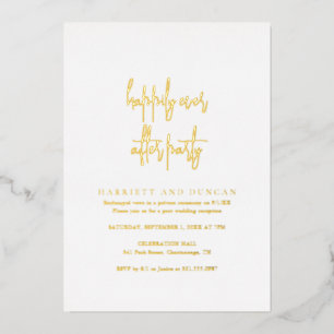Invitation En Aluminium Réception de mariage élégante et intemporelle