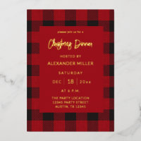 Red Buffalo Plaid Flannel Noël