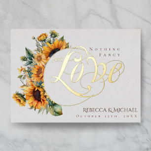Invitation En Aluminium Rien de Fantastique Juste un Mariage Rustique au T
