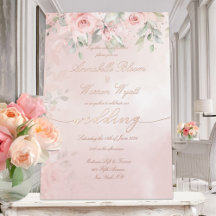 Romantique Blush Pink Secret Jardin Rose Rose Or