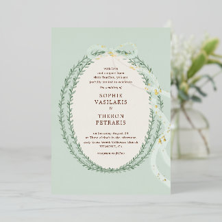 Invitation En Aluminium Stefana grecque