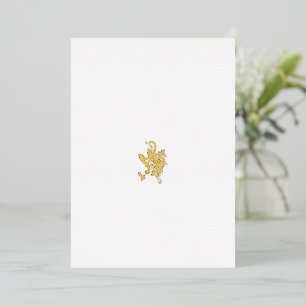 Invitation En Aluminium Tatouage de fée papillon vecteur – Art floral vint