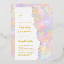 texte feuille d'or Première Communion
