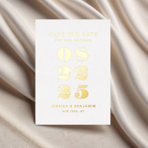 Typographie Élégante Mariage Enregistrer La Date O