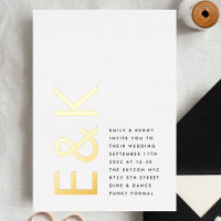 Ultra moderne Monogramme Fun Mariage VRAI OR