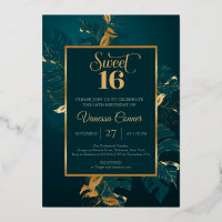 Vert émeraude et véritable feuille d'or douce seiz