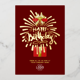 Invitation En Aluminium Votre logo Cadeau Feu d'artifice Groupe Bourgogne 