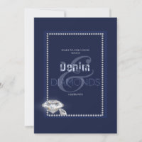 Invitation en denim et diamants
