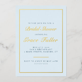 Invitation en feuille d'aluminium à typographie si