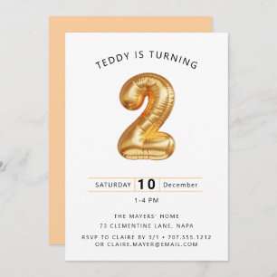 Invitation En haut, en haut et en loin ! Jeu d'anniversaire à