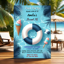 En tant que garçon Ado amusant Adulte Pool Party S