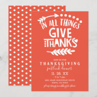 En Toutes Choses Remercient Orange Thanksgiving