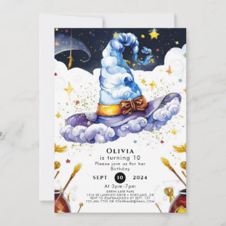 Invitation Enchantage Enfants Assistant Amusement Anniversair