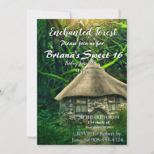 Invitation Enchanted Forest Home