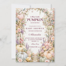Enchanted Pastel Pumpkin Baby Shower