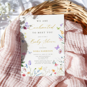 Invitation Enchantée Pour Vous Rencontrer Baby shower