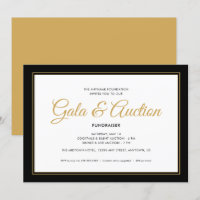Enchères et collecte de fonds pour le gala Black a