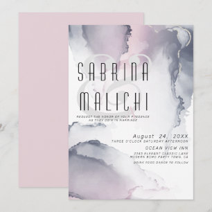 Invitation Encre d'alcool à pâte feuilletée à pâte molle à pa