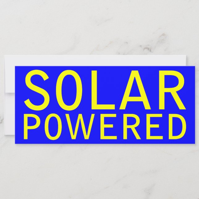 Invitation énergie solaire (Devant)