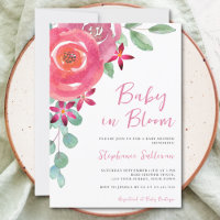 Enfant en fleur Baby shower de fille florale