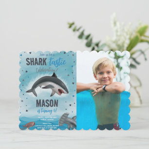 Invitation Enfant Requin Anniversaire Requin Tastic Celebrati