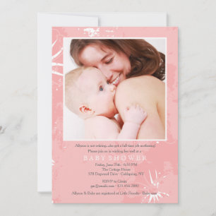 Invitation Enfantement de l'invitation de photo de baby