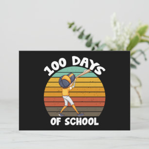 Invitation Enfants 100 Jours D'école Garçons 100ème Jour Base