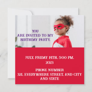 Invitation Enfants 2