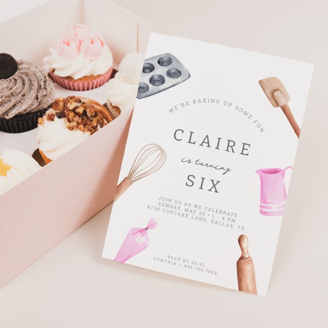 Invitation Enfants à la cuisine Anniversaire Bash | Fête des  (Créateur téléchargé)