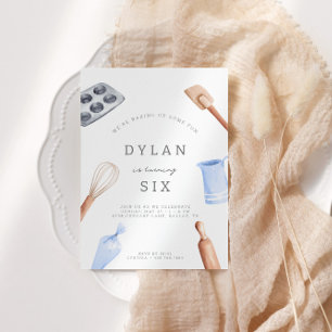 Invitation Enfants à la cuisine Anniversaire Bash   Invitatio