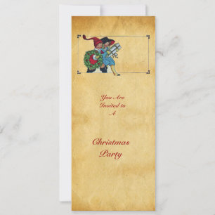 INVITATION ENFANTS AVEC DES CADEAUX DE NOËL -