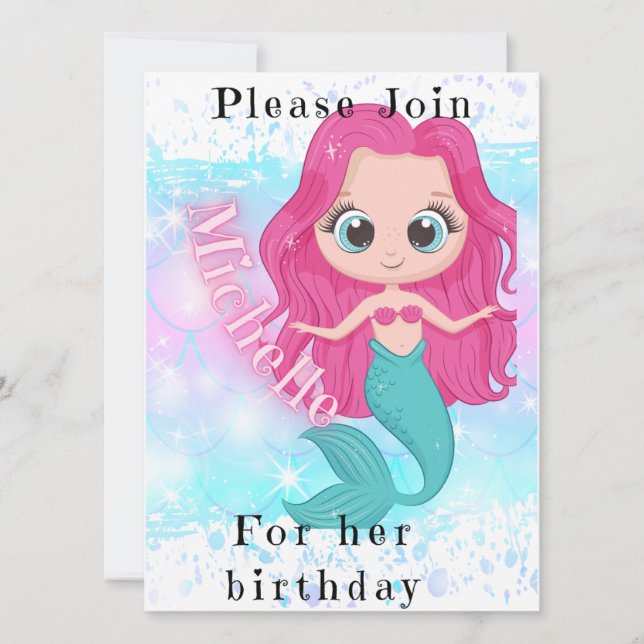 Invitation Enfants d'anniversaire (Devant)