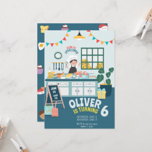 Invitation Enfants qui fêtent leur anniversaire